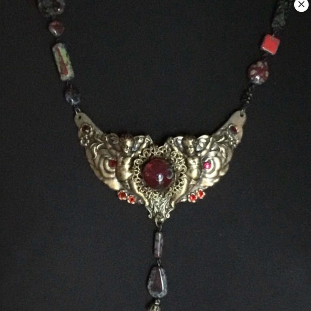 Cherubs Around the World Necklace